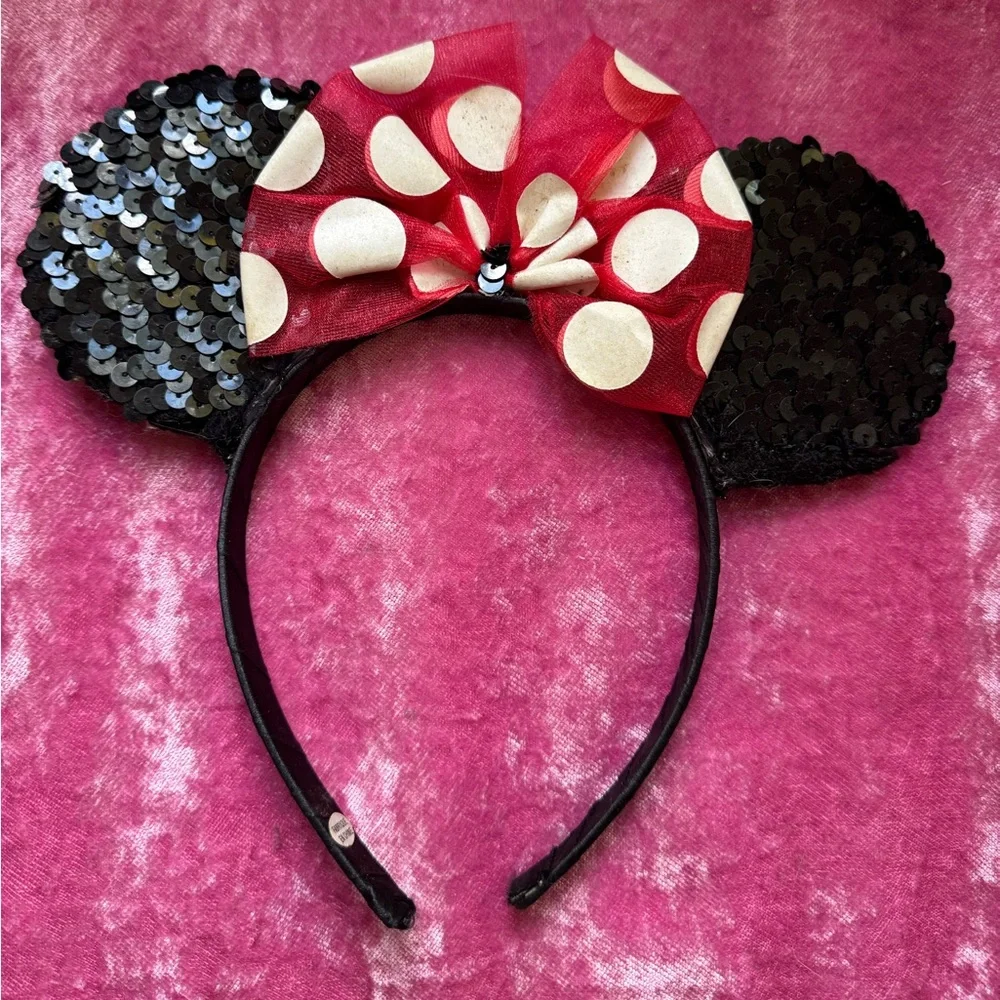 Minnie Mouse dress up headband ears play Disney Store Costume World Disneyland 6